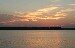 A picture of a sunset over the Wisconsin River at Buckhorn State Park